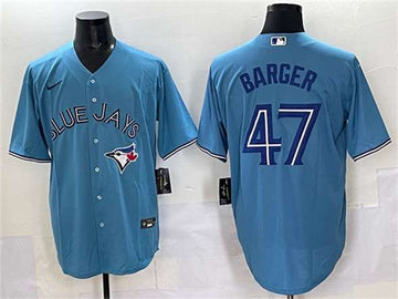 Addison Barger Toronto Blue Jays blue jersey