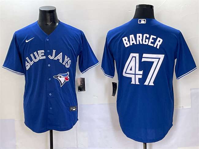 Addison Barger Toronto Blue Jays royal jersey