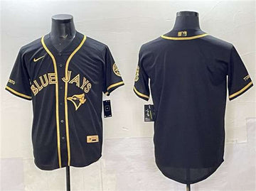 Custom Toronto Blue Jays black jersey