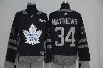 Auston Matthews Toronto Maple Leafs black jersey