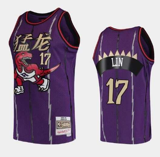 Jeremy Lin Toronto Raptors purple jersey