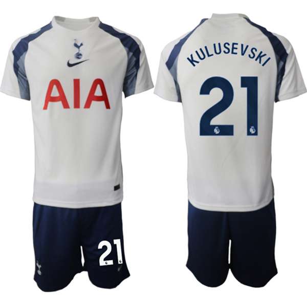 Dejan Kulusevski Tottenham Hotspur white Home jersey