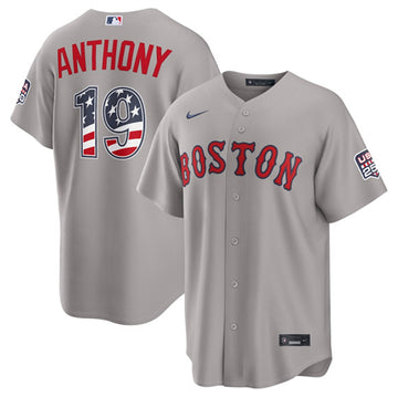 Roman Anthony Boston Red Sox gray Home jersey