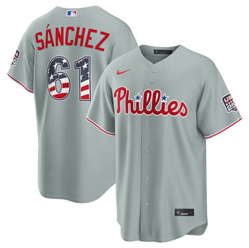 Jhoan Durán Philadelphia Phillies gray Home jersey