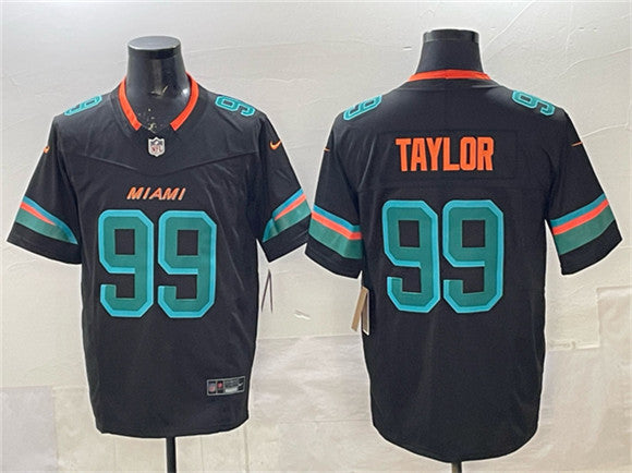 Jason Taylor Miami Dolphins black Vapor jersey