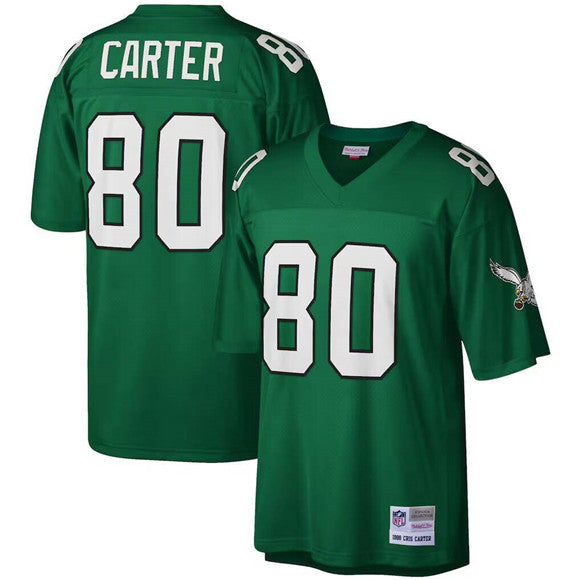 Cris Carter Philadelphia Eagles green jersey