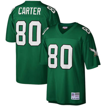 Cris Carter Philadelphia Eagles green jersey