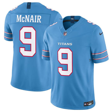 Steve McNair Tennessee Titans blue Vapor jersey