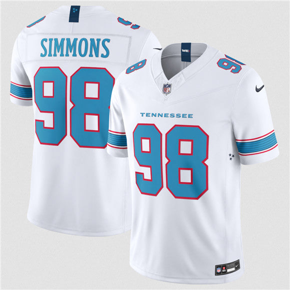 Cameron Ward Tennessee Titans white Vapor jersey