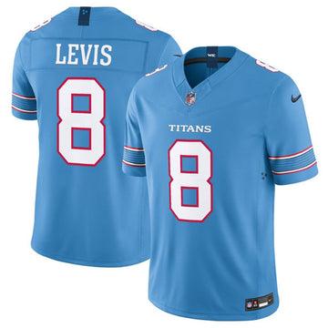 Will Levis Tennessee Titans blue Vapor jersey