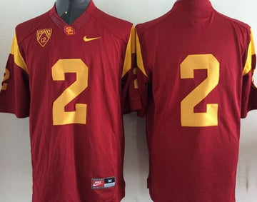 Robert Woods USC Trojans red jersey