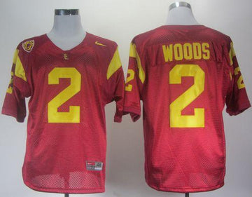 Robert Woods USC Trojans red jersey