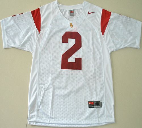 Robert Woods USC Trojans white jersey