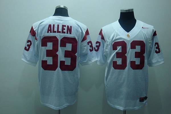 Marcus Allen USC Trojans white jersey