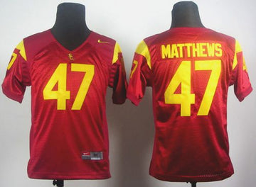 Clay Matthews USC Trojans red jersey