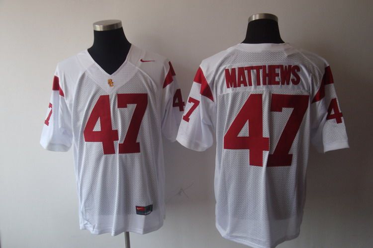 USC Trojans white jersey