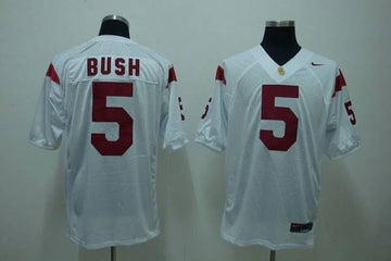 Reggie Bush USC Trojans white jersey