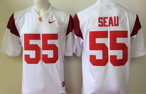 Junior Seau USC Trojans white jersey