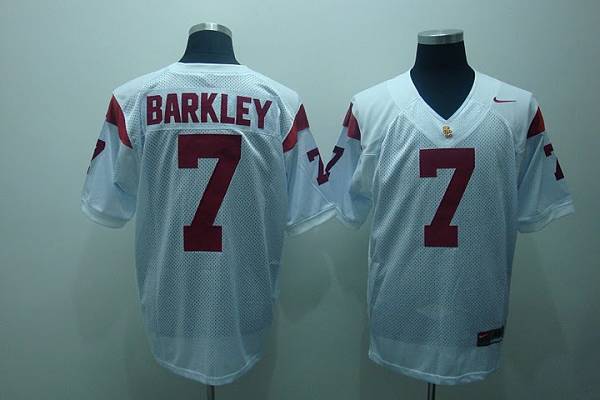 Matt Barkley USC Trojans white jersey