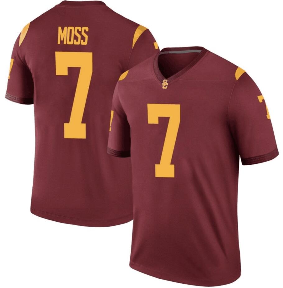 Miller Moss USC Trojans red jersey