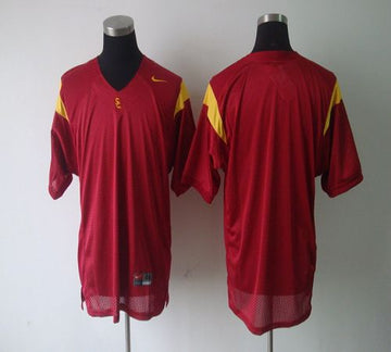 Custom USC Trojans red jersey