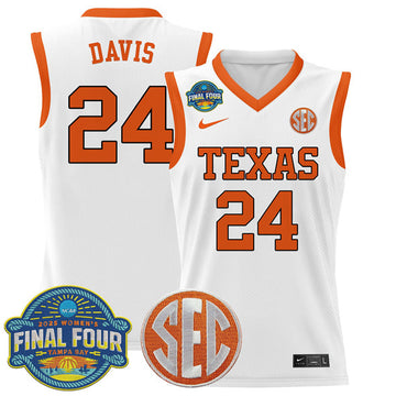 Clarissa Davis Texas Longhorns white jersey