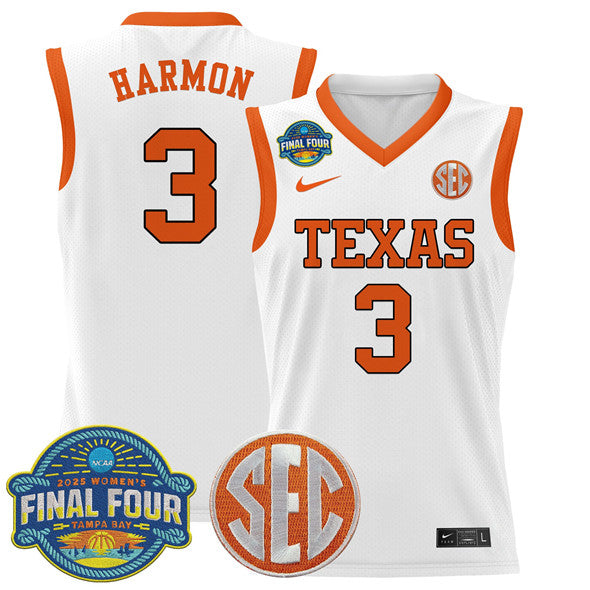 Rori Harmon Texas Longhorns white jersey