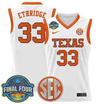 Kamie Ethridge Texas Longhorns white jersey