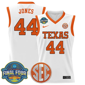 Taylor Jones Texas Longhorns white jersey