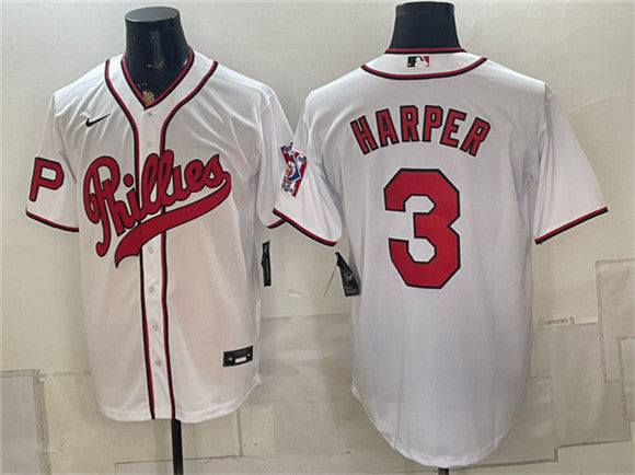 Bryce Harper Philadelphia Phillies white jersey