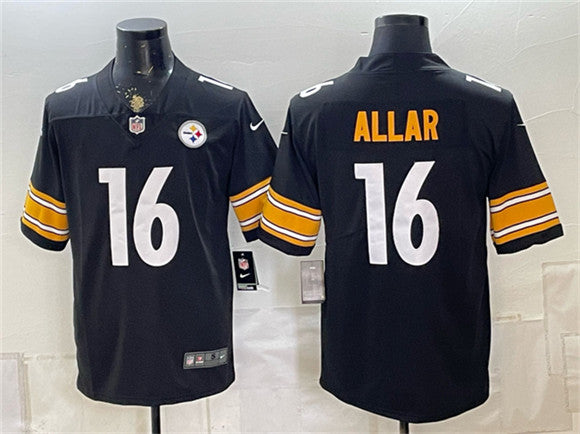 Drew Allar Pittsburgh Steelers black Vapor jersey