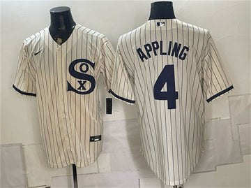 Luke Appling Chicago White Sox cream jersey