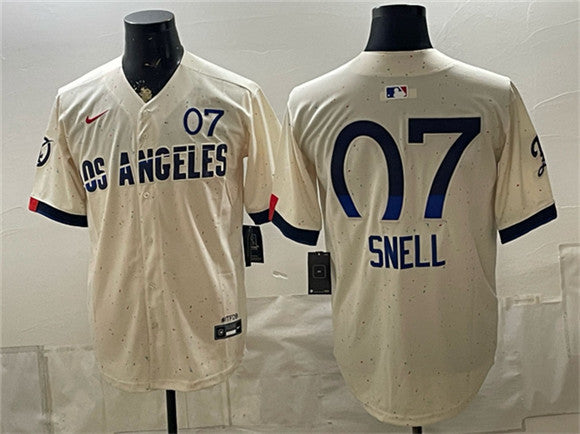 Blake Snell Los Angeles Dodgers cream City Connect jersey