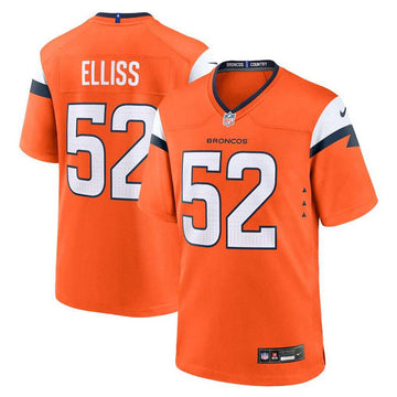 Jonah Elliss Denver Broncos orange Vapor jersey