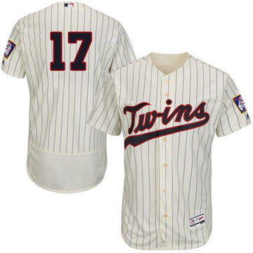 Jose Berrios Minnesota Twins cream Authentic jersey
