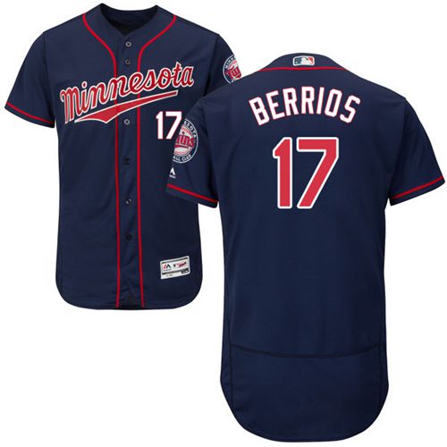 Jose Berrios Minnesota Twins navy Authentic jersey