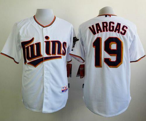 Kennys Vargas Minnesota Twins white Home jersey
