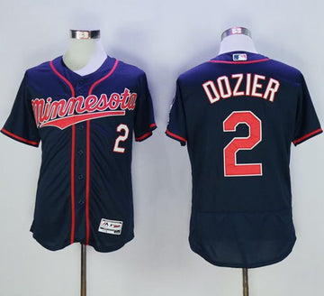 Brian Dozier Minnesota Twins navy Authentic jersey