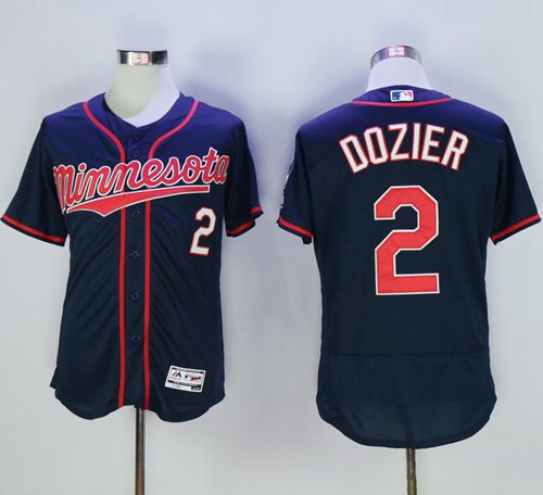 Brian Dozier Minnesota Twins navy Authentic jersey