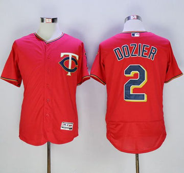 Brian Dozier Minnesota Twins red Authentic jersey