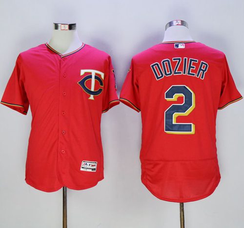 Brian Dozier Minnesota Twins red Authentic jersey