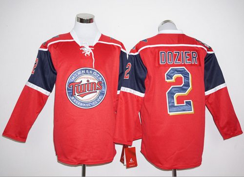 Brian Dozier Minnesota Twins red jersey