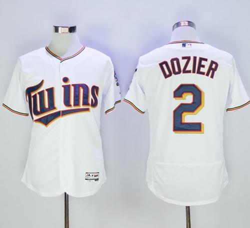 Brian Dozier Minnesota Twins white Authentic jersey
