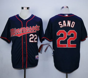 Miguel Sano Minnesota Twins navy jersey