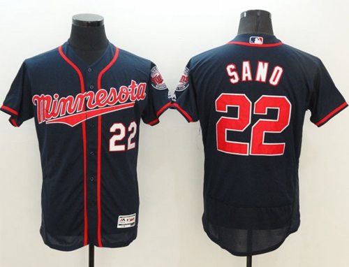 Miguel Sano Minnesota Twins navy Authentic jersey