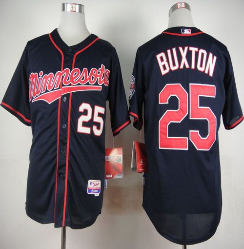 Byron Buxton Minnesota Twins navy Alternate jersey