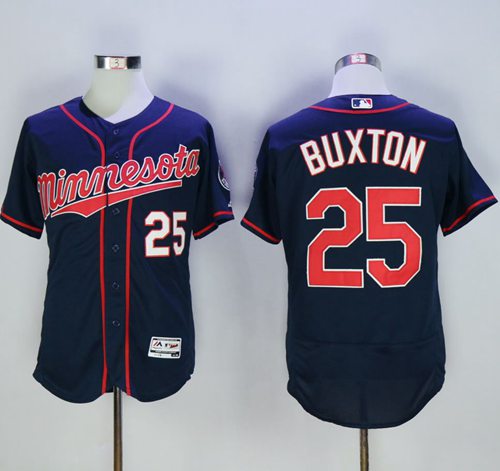Byron Buxton Minnesota Twins navy Authentic jersey