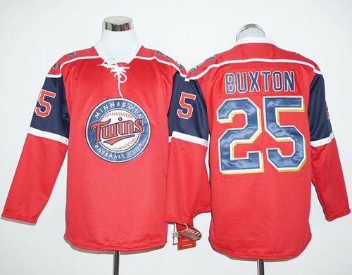 Byron Buxton Minnesota Twins red jersey
