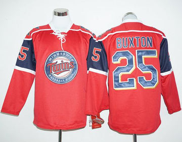 Byron Buxton Minnesota Twins red jersey