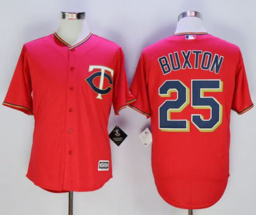 Byron Buxton Minnesota Twins red jersey